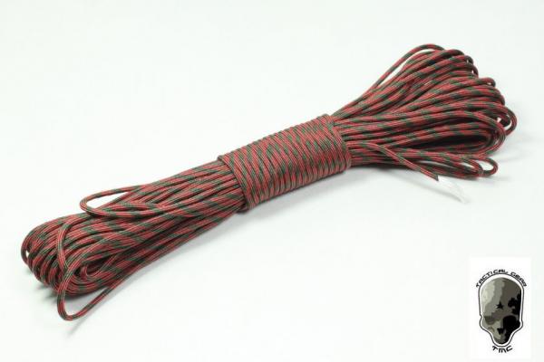 G TMC 30M Nylon PARACORD (Red/OD)